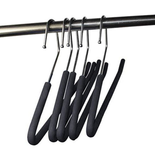 Grucce per pantaloni VHV - Set da 5 - Nero - Schiuma antiscivolo - Aperte 2