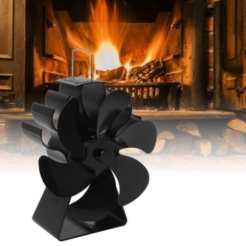 Ventilatore silenzioso per stufa a legna – 6 pale – resistente alle alte temperature 1