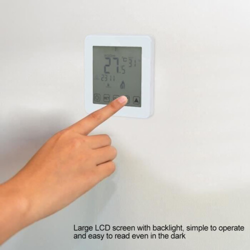 Termostato ambiente - VHV - YUM - Programmabile - Precisione 0,5 C - Materiale ignifugo 2
