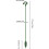 Bastoncini per piante - Marca - 15 pezzi - 27 cm - Fibra di vetro - Verde 2