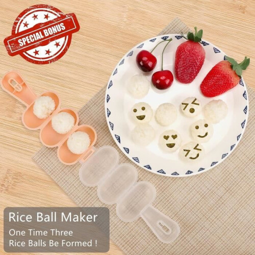 Set di 45 tagliabiscotti a forma di frutta e verdura per bento box per bambini 2