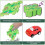 Gioco di puzzle Race Track – Verde – Per bambini dai 3 anni in su 3