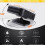 Riscaldatore per auto 12V 200W - Ventilatore portatile 2 in 1 per raffreddamento e riscaldamento rapidi con base girevole a 360 4