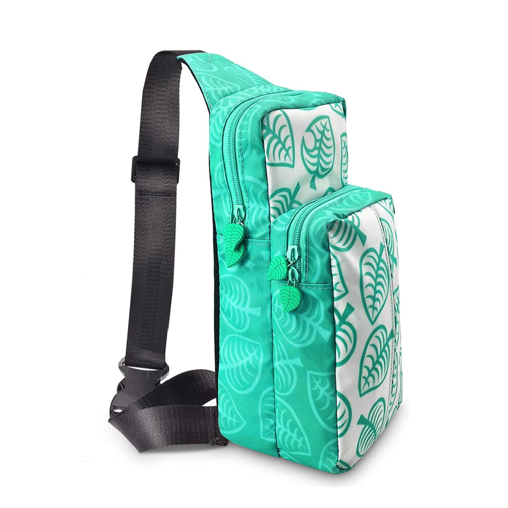 Travel Bag for Nintendo Switch, Console, Joy-Con Grip & Dock, Leaf Crossing Case-image-OPC-PHXMY9G-NEW