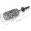 Spazzola per la pulizia dei cerchi, in microfibra, antigraffio, nera 2