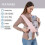 Marsupio porta-bebè per neonati (3,6-20,4 kg), rosa 4