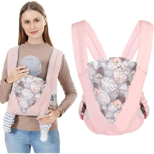 Marsupio porta-bebè per neonati (3,6-20,4 kg), rosa