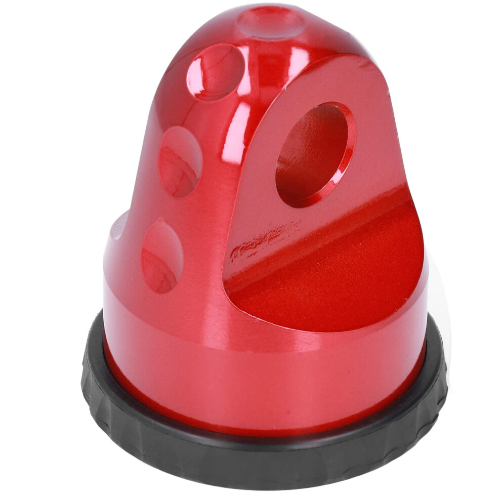 Winch Shackle Mount, 22000Lb Load Winch Hook Shackle Mount Aluminium Alloy Towing Shackle Mount For 3/4In D Ring 3/8In Winching (Red) 940534622272