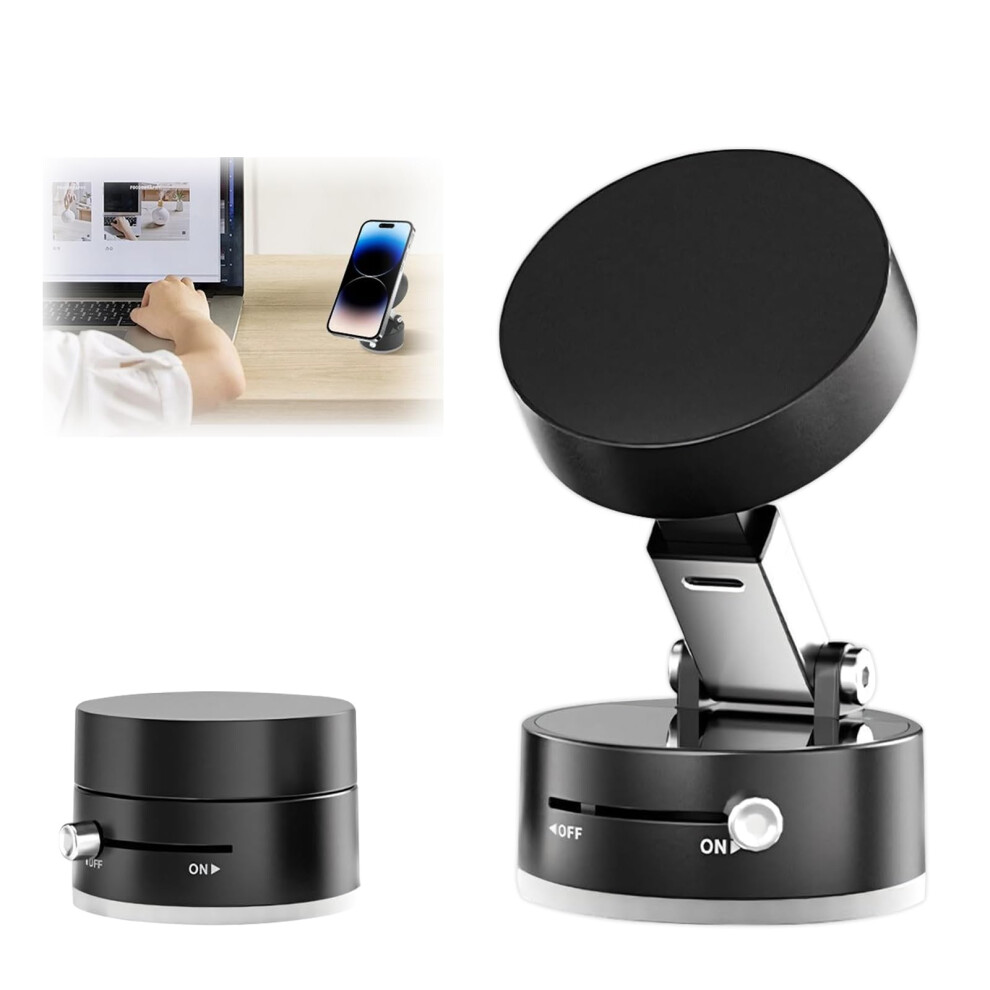 Astroscape Multifunctional Vacuum Suction Phone Holder, Foldable Vacuum Magnetic 940534622395
