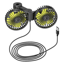 Car Fan Small Fan USB Car Fan Car Cooling Fan for Outdoor Travel Camping, 23.40X10.40X5.80CM, O8AS2P4078L16167OZ
