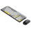 Wireless Keyboard and Mouse Set, Dual Mode Bluetooth  2.4G, 400mAh Rechargeable Battery, Phone Holder, TypeC Charging 1