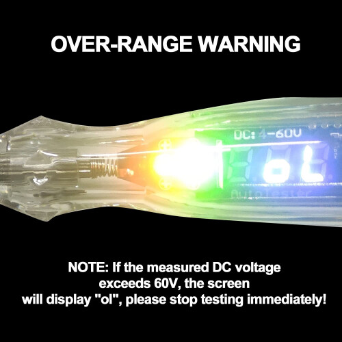 Upgraded Automotive Buzzer Test Light 4-60V DC Digital LED Circuit Tester 2