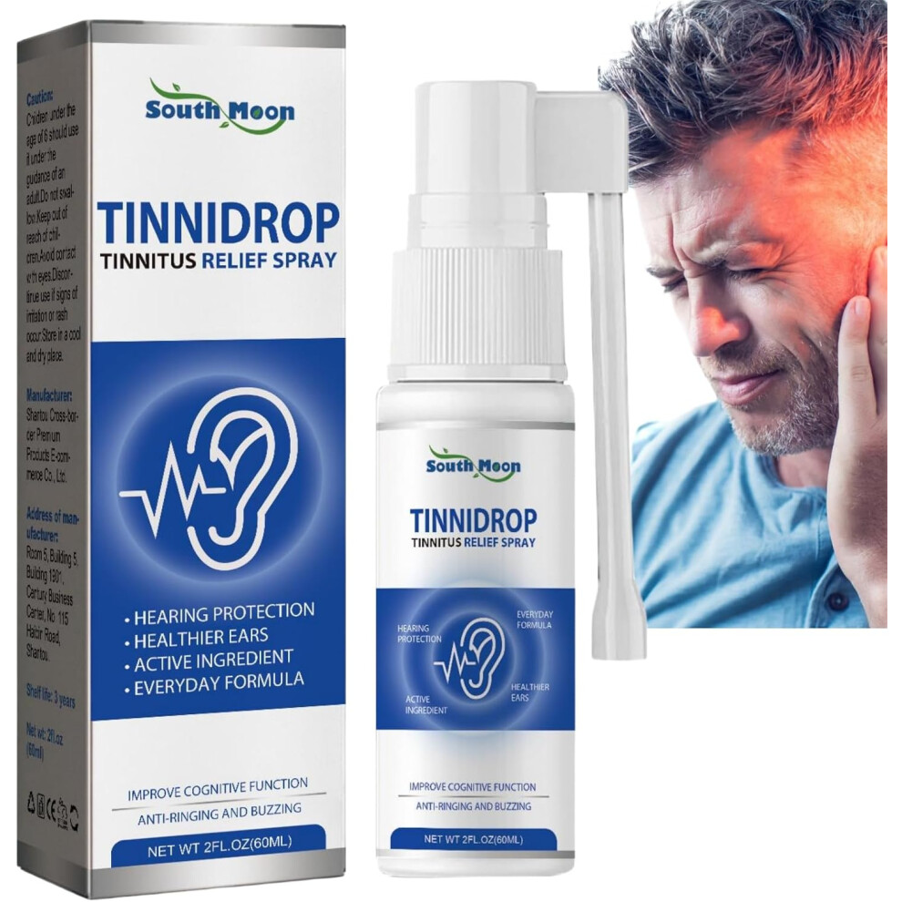 Gogerstar Tinnitus Relief Spray,Ear Tinnitus Sprays,Tinnitus Treatment,Tinnitus Relief For Ringing Ears,Ear Noise Spray,Ear Ringing Spray,Ear Oil Drops,60Ml