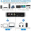 Bluetooth 5.0 Receiver Transmitter FM Stereo AUX 3.5mm Jack RCA Wireless NFC Bluetooth Audio Adapter for TV PC Headphone 18