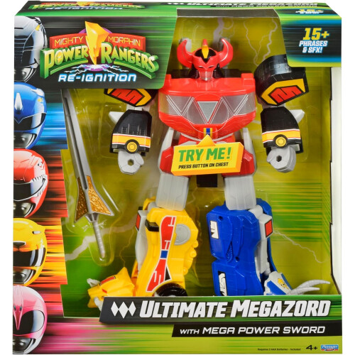 Power Rangers Mighty Morphin Ultimate Megazord Figurine électronique 1