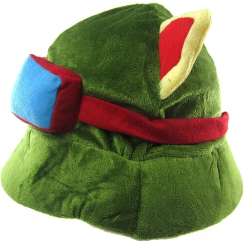 Swift Scout Teemo Green Cosplay CricketCap Sun Hat Peaked Cap 1