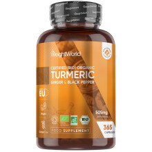 Turmeric & Black Pepper Capsules | 365 Vegan & Gluten-Free Tablets