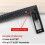 Precision MultiAngle Measuring Ruler,1090 Combination Framing Square with Marking Holes 2