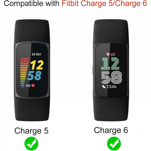 (S)Compatibile con il cinturino magnetico in metallo xDfind Fitbit Charge 6/5 1