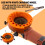 Multipurpose Drill Bit Sharpener  125mm Angle Grinder Attachment for 213mm Drill Bits(Orange with gloves) 2