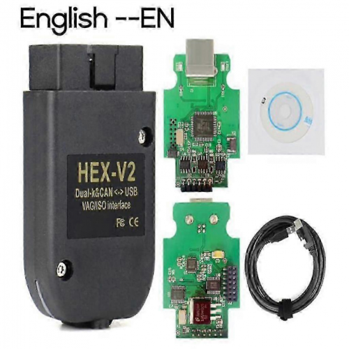 Interfaccia USB HEX CAN HEX X2 22.3 HEX multilingue VCDS V2 ATMEGA162+16V8+FT232RQ