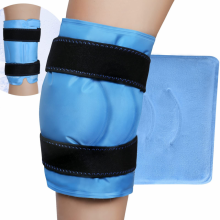 Impacco di ghiaccio per alleviare il dolore al ginocchio - Impacco di ghiaccio in gel riutilizzabile per lesioni alle gambe, gonfiore, sosti