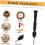 2 Sets Pin Vise Hand Drill Bits Set Hand Drill Tool Manual Work Diy Tool for Small Projects 2