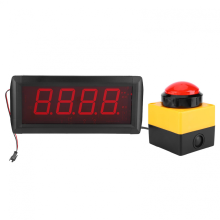Gioco popolare Sfida Timer conto alla rovescia da 10 secondi Display digitale a LED Spina UK 100-240 V CA