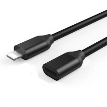 Cavo di prolunga Lightning da 1 m compatibile con iPhone e iPad, cavo di prolunga per iPhone certificato Apple MFi, connettore femmina-masch