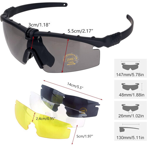 Sports Goggles, Plus with Tactical Galsses 1