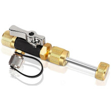 HVAC Valve Core Removal Tool, 1/4 Inch Vacuum-Rated Valve Core Removal Tool,Works with All Refriger