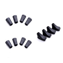 Walking Stick Tips Rubber Trekking Pole Tips Replacement Rubber Tips for Hiking Poles, 12 Pack