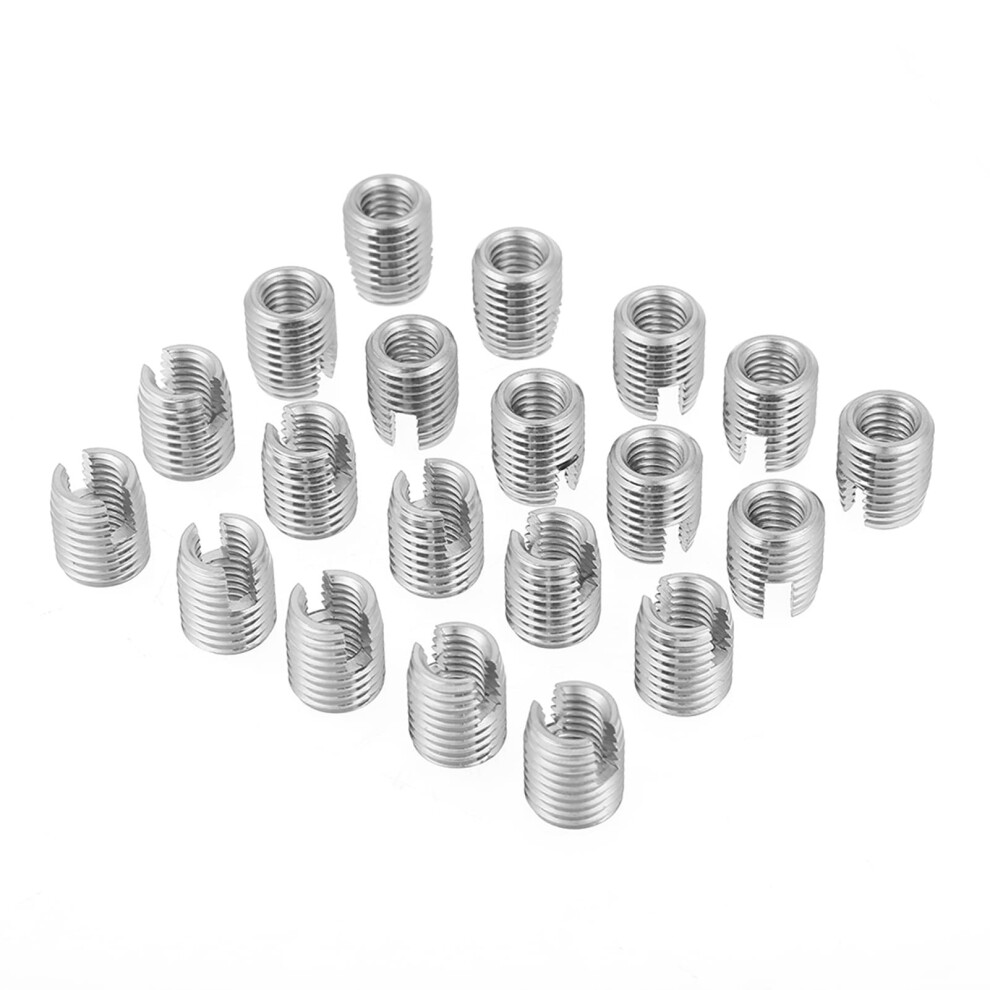 Threaded Inserts, Self Tapping Slotted Screw, Stainless Steel Thread Reinforce Repair Tool, Helical Repair Assortment 940534624276