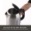 Hamilton Beach Hamilton Beach, Electric Kettle, Compact, 1L, Brushed, HB02403B1 4