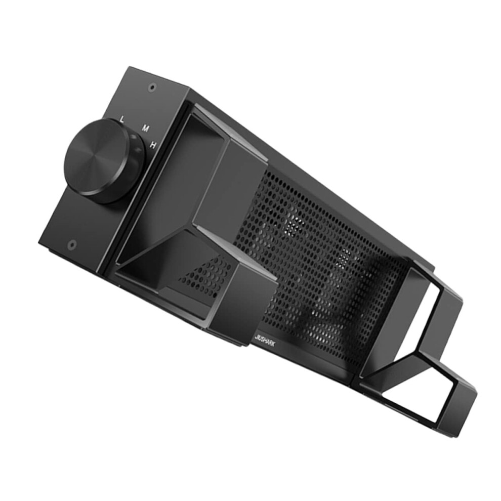 1 Set Notebook Cooler Fan Gaming Gamer Holder Laptop Cooling Radiator Heat Dissipation Rack Notebook Heightened Stand Aluminum Black 940534624733