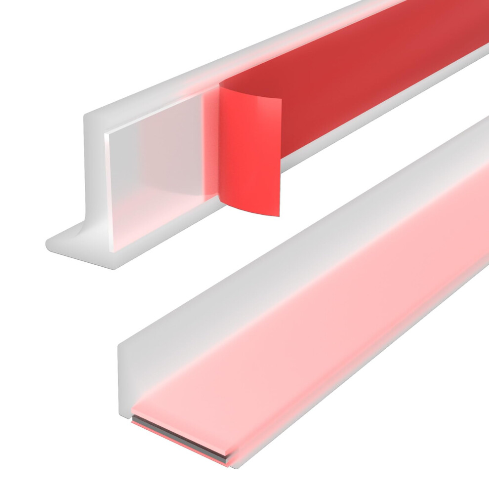 Shower Threshold Water Dam Guard Silicone Barrier, Leakproof, Selfadhesive 820064724878