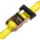 (R) 4PC 11/2' x 15 ft Ratchet Cargo Tie Down Straps 3000lbs Dual JHooks (Yellow) 2