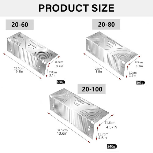 Parallel Drawing Tool Angles  Marking Tool for Metalworking Welding Construction Stainless Scriber Marking Ruler 2