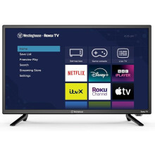Westinghouse Roku TV, 24" LED Smart Television, with Apple TV+, BBC, Netflix, Freeview Play, Voice Assistant, Dolby Audio Media