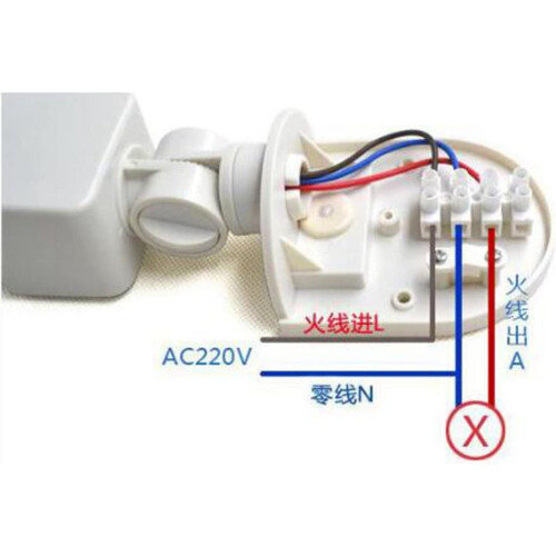 Motion Sensor Light Switch LED Outdoor 90~250V 180 Degree Security Infrared PIR Motion Sensor Detector Wall Activated Light Switch Replacement 1