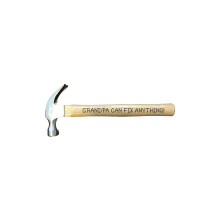 Gift for Grandpa Engraved Hammer Grandpa Can Fix Anything 16oz Claw Hammer with Wooden Handle Fathers Day