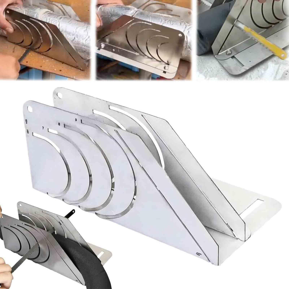 Precision 45 Rubber Insulation Pipe Cutter, Foam Pipe Cutter Tool, Adjustable Size For 60 90Mm Pipes 820064725455