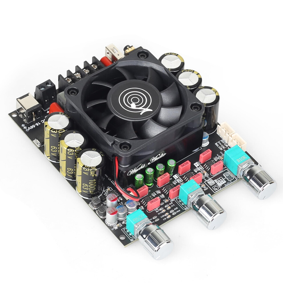 Zk-3002T 300W+300W Bluetooth Digital Amplifier Board Tpa3255 Chip 2.0 Channel With Treble And Bass Adjustment (Zk-3002T) 940534625877