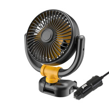 Upgraded Double Head USB/12V/24V Fan for Car with Powerful Cooling 360Rotation 2 Speed Desk Fan for Car Home