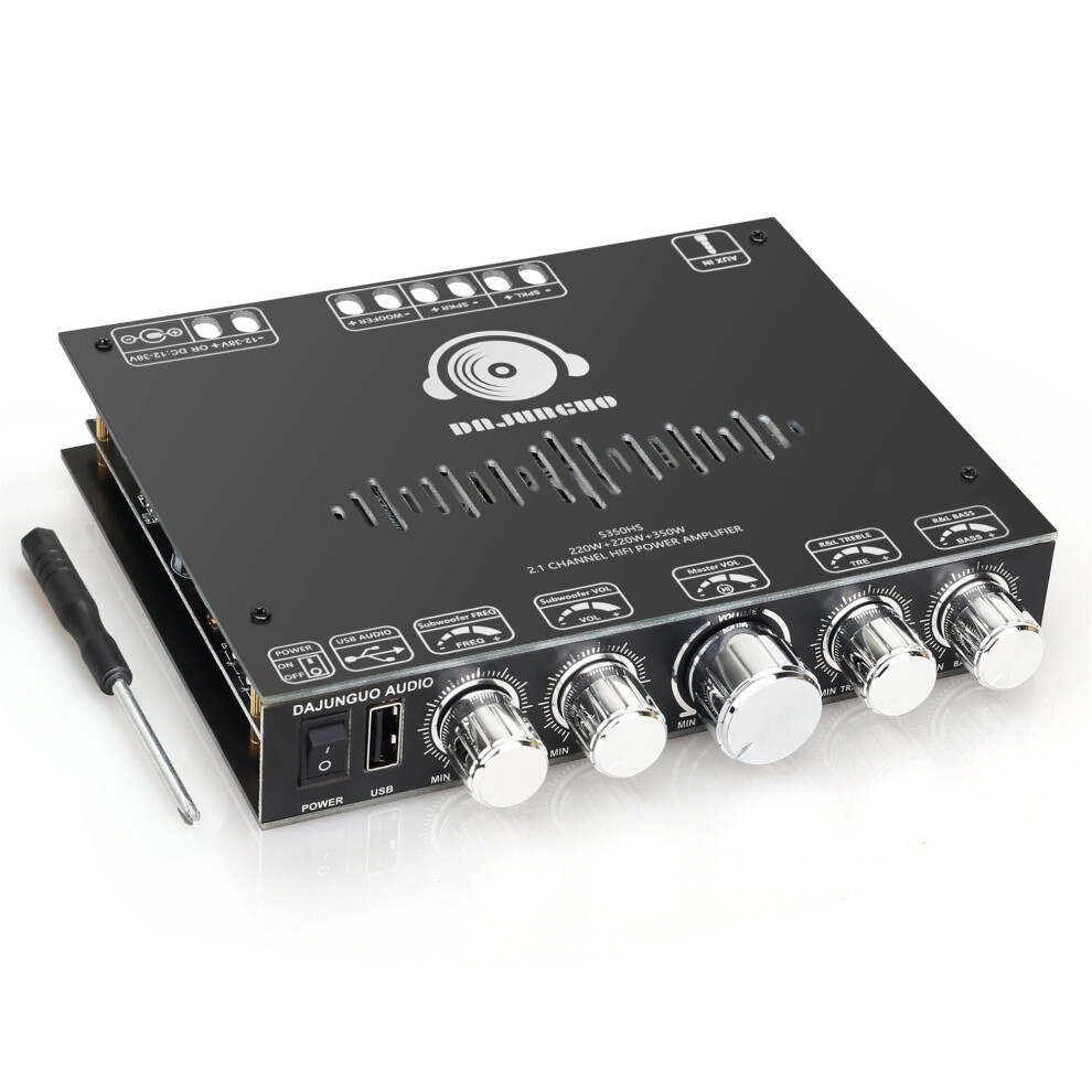 S350hs Bluetooth Power Amplifier Board Tpa3251 With Subwoofer 2.1 Channel 220W2+350W 940534626027