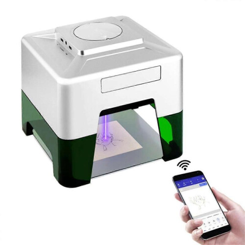 Mini Laser Engraving Machine , 1.6W Laser Power, for Woodwork, Wireless BT App Control for Tag Birt 2