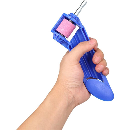 Grinding Wheel Drill Bit Sharpener Hand Tools Nail Drill Bits Set Sharpener Fit for Step Drill Accessories (Color : 6PCS Grinding Wheel) 1