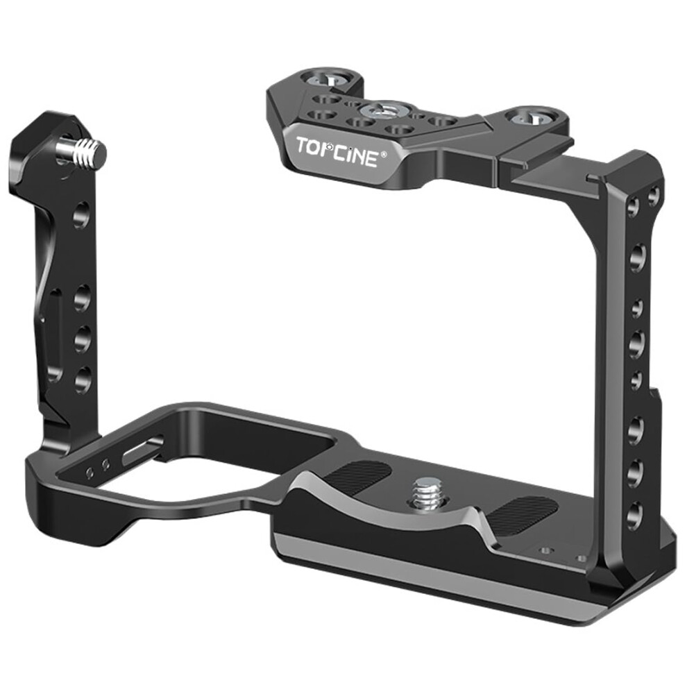 Camera Cage For Sony Fx3/Fx30 With Multiple 1/4 And 3/8 Threaded Holes And Arri Positioning Points,Quick Release Bottom Plate And Could Shoe Mounts 940534626270