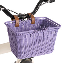 Kids Bike Basket, Front Bicycle Bike Baskets for Kids, Small Wicker Bike Basket, 9¾' x 7' x 6', 1Pack