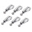6pcs 7.5mm Open Adjustable Copper Picture Hanging Wire Hooks for Home Art Gallery Display Kit 1